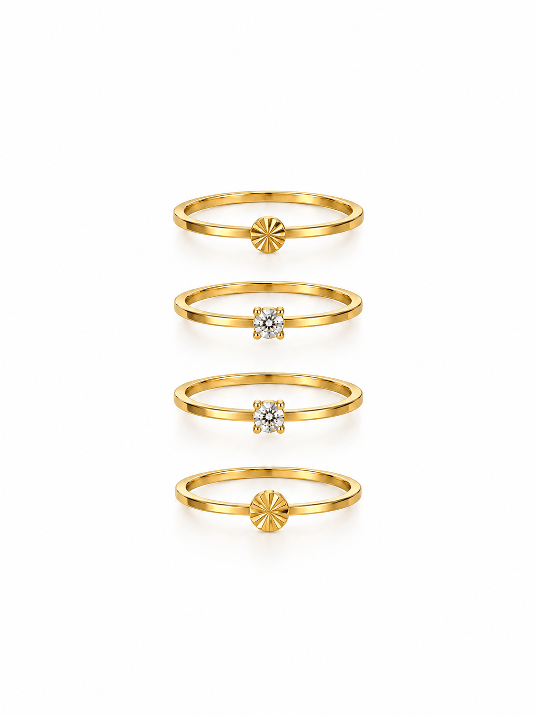 Sunflare Stack Ring