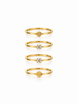Sunflare Stack Ring
