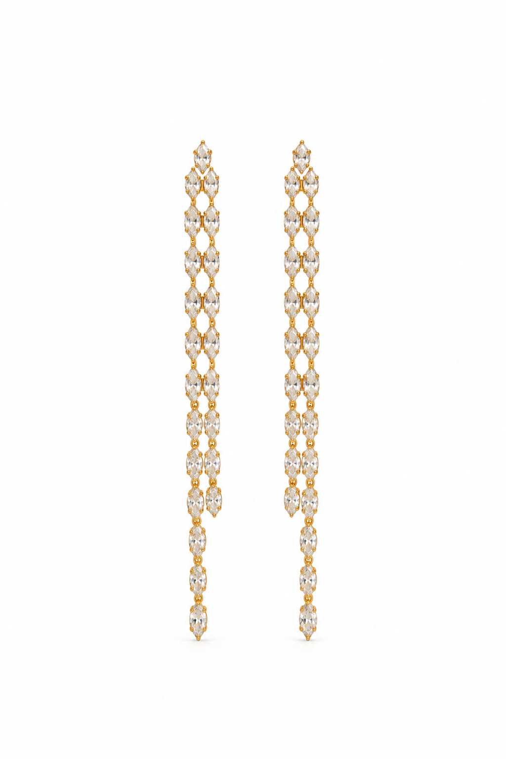 Crystal Veil Earrings