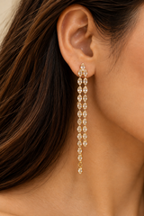 Crystal Veil Earrings