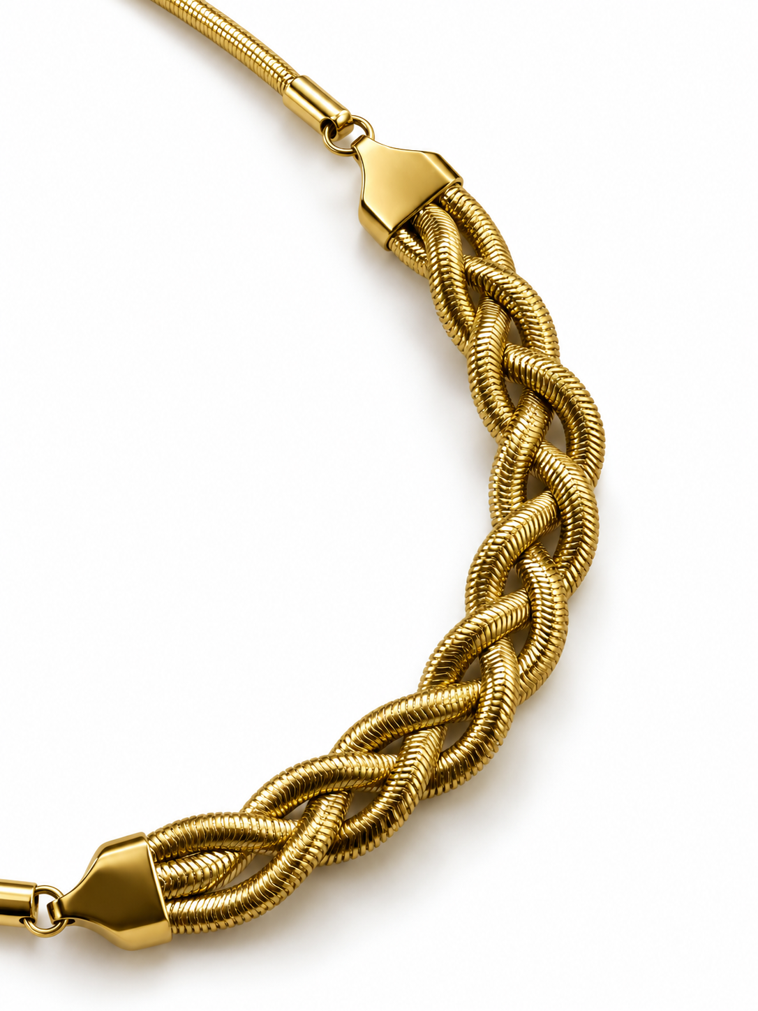 Braided Gold Necklance
