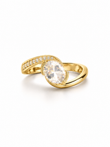 Orbit Solitaire Ring | Adjustable