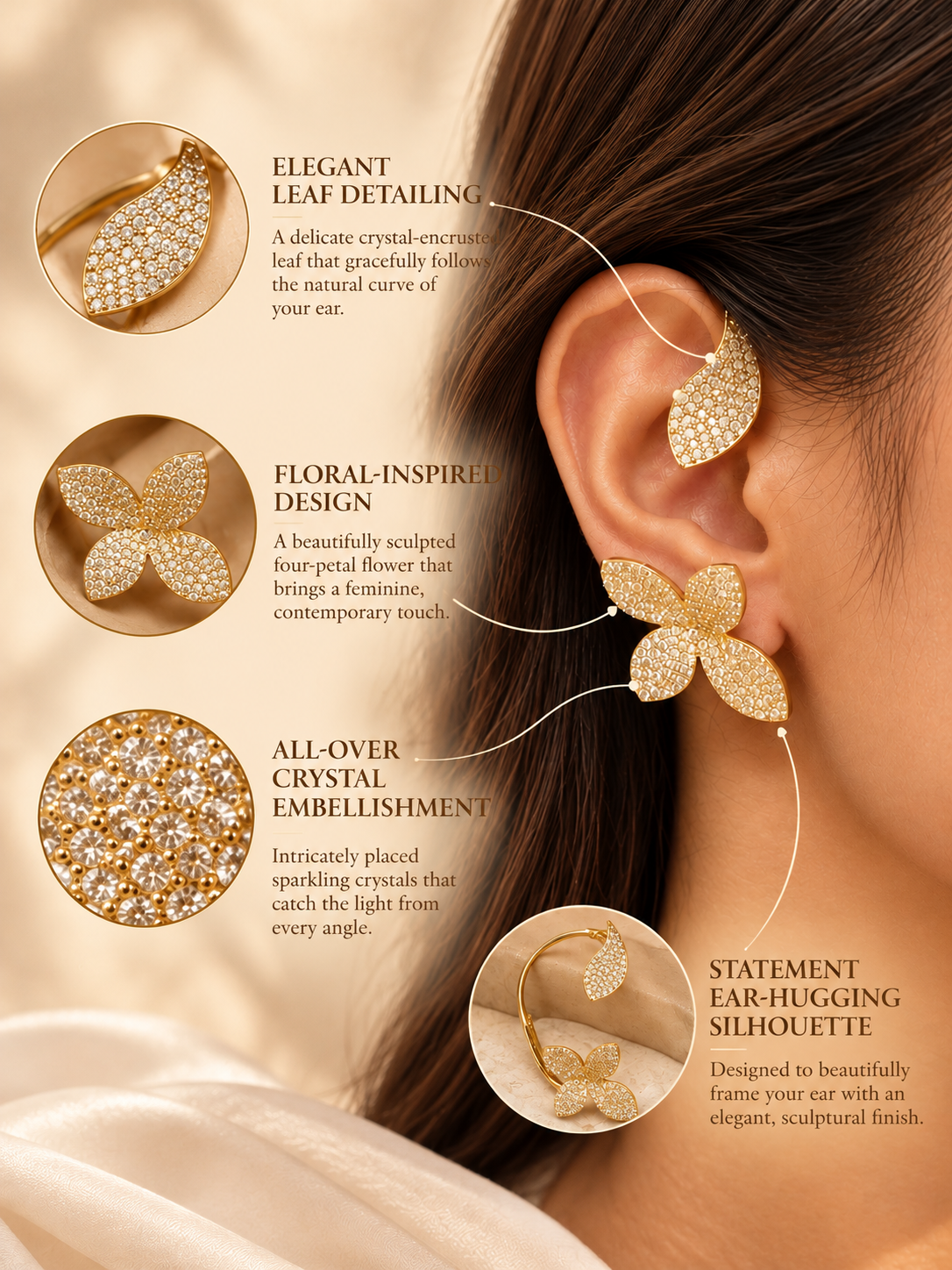 Flora Ear Cuff