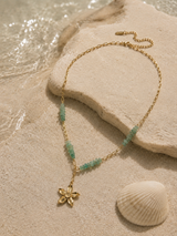 Sea Green Stone Necklace