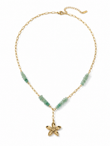 Sea Green Stone Necklace