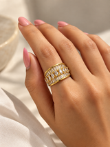Royal Baguette Ring | Adjustable