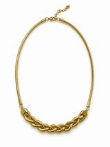 Braided Gold Necklance
