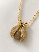 Golden Bug Necklace