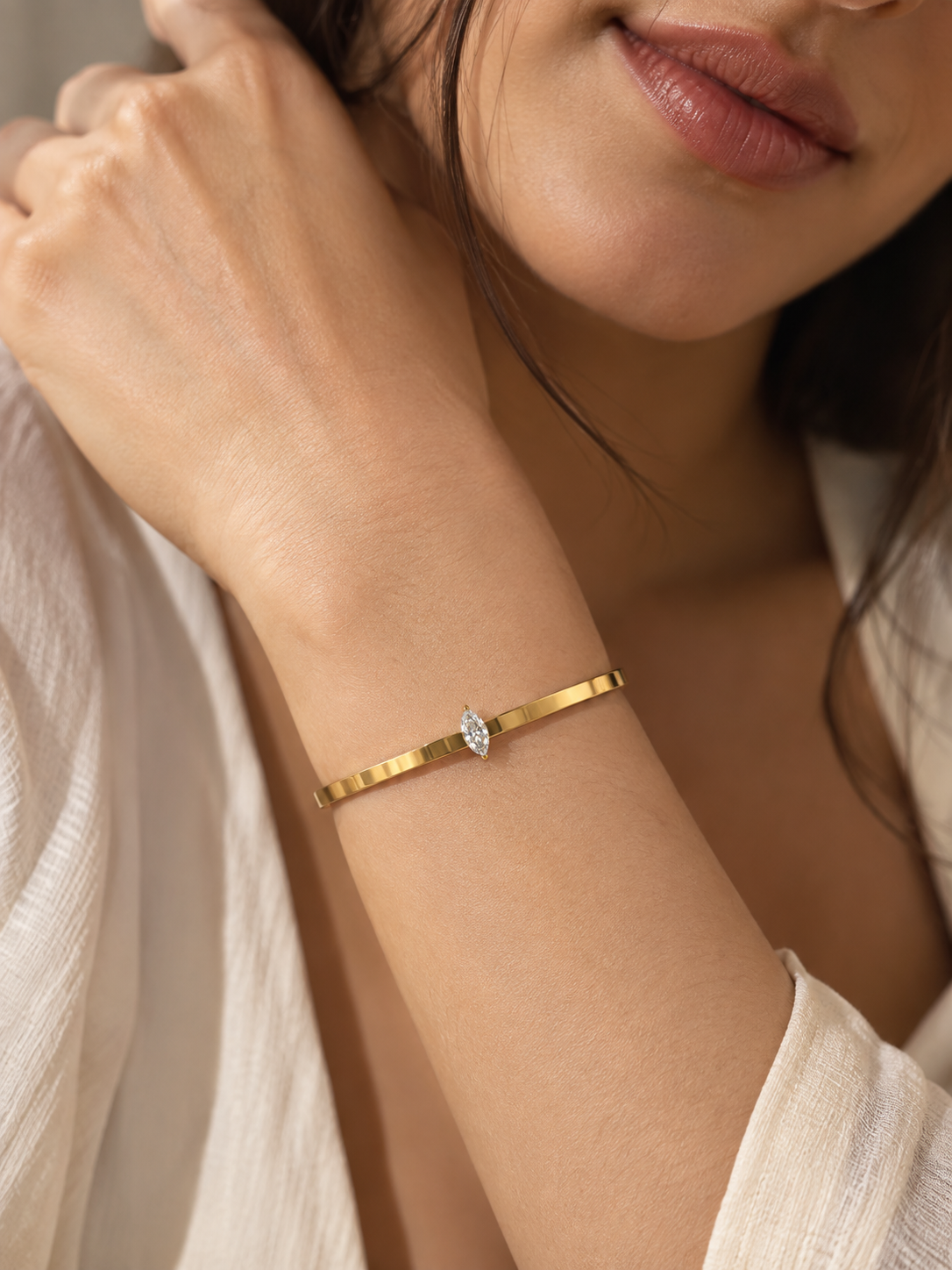 Solitire Marquise Braclet