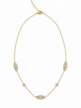 Mixed-Cut Crystal Necklace