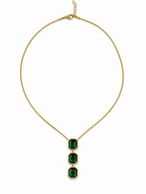 Green Crystal Glow Necklace
