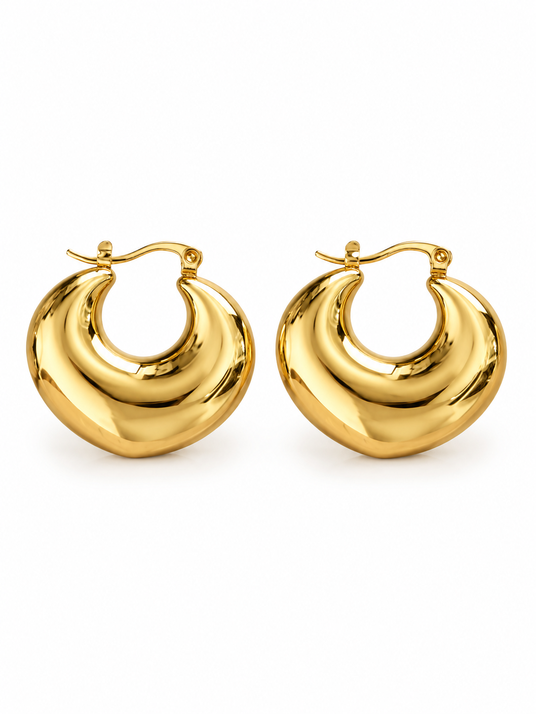 Molten Hoop Earrings