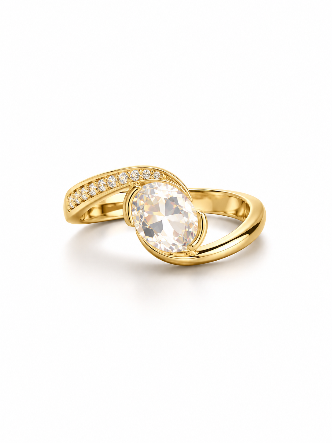 Orbit Solitaire Ring | Adjustable